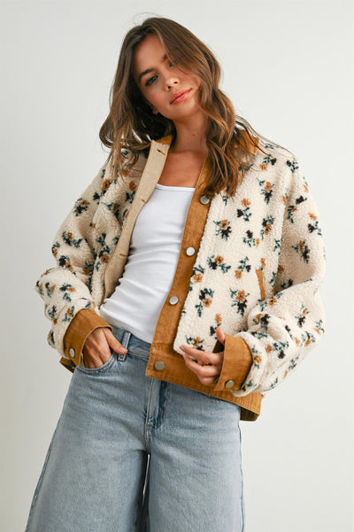 Floral Haven Cozy Jacket