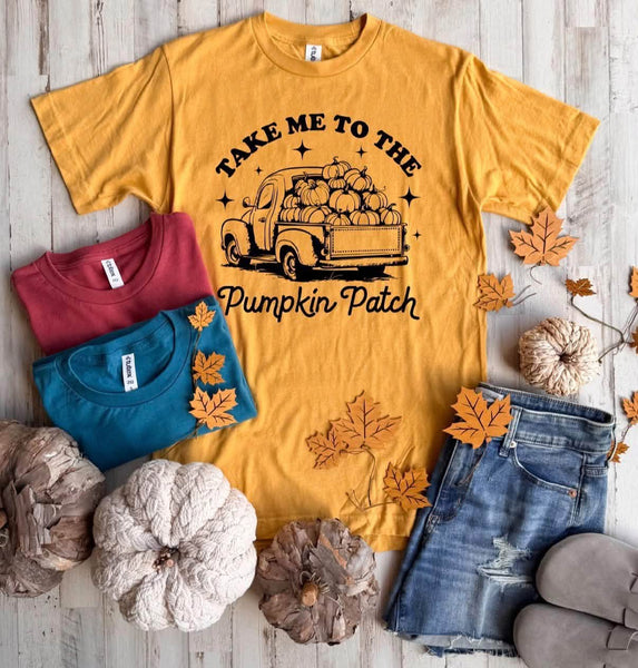Take Me To The Pumpkin Patch Graphic Tee