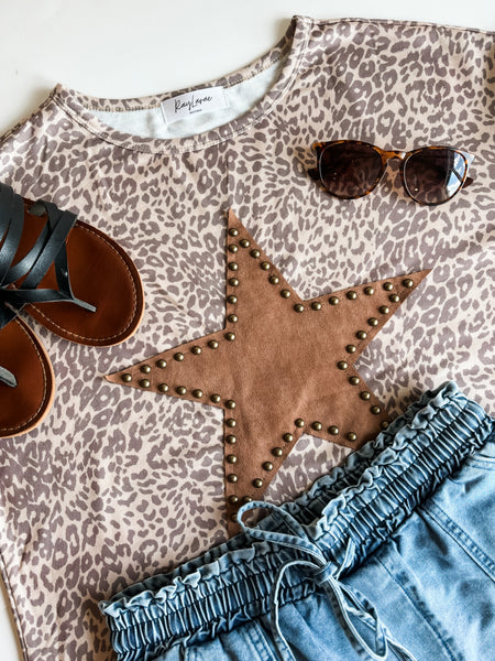 PREORDER Out West Studded Star Tee