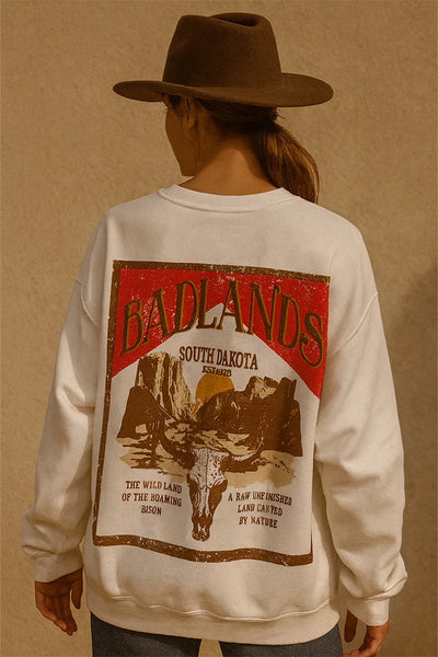 Badlands South Dakota Sweatshirt - SIZE S/M