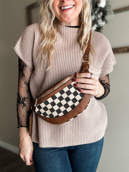 Sloane Sleeveless Knit Top - Light Mocha