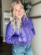 Violetta Puffer Bomber Jacket