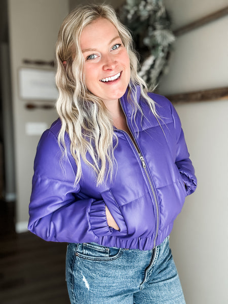 Violetta Puffer Bomber Jacket
