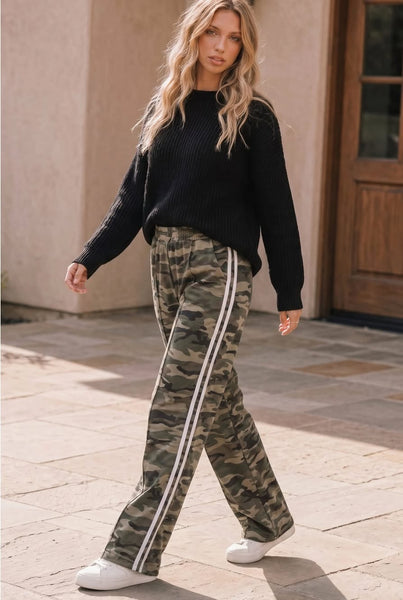 Tate Camo Wide Leg Pants