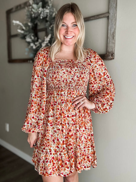Isobel Floral Smocked Dress