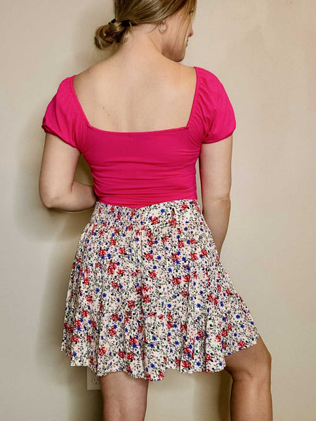 Elodie Crop Top - Pink