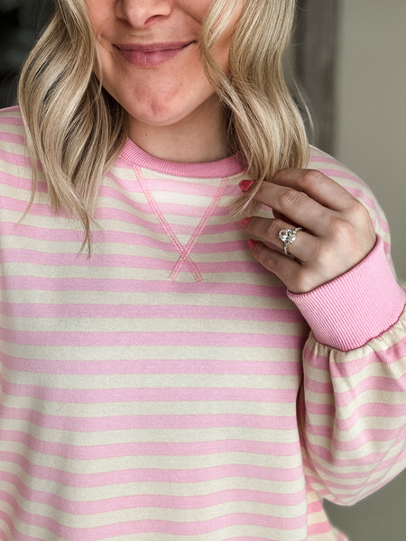 Lillia Striped Sweatshirt