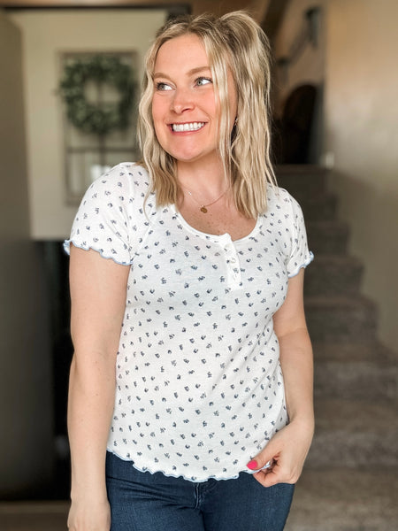 Deliah Ditsy Floral Top