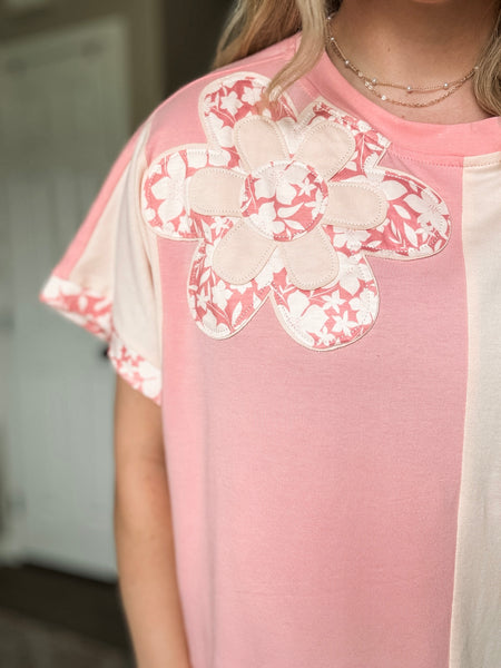PREORDER Marlie Flower Patch Top