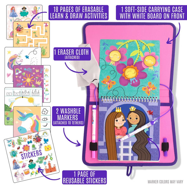 Totebook Dry Erase Kids Travel Activity Kit