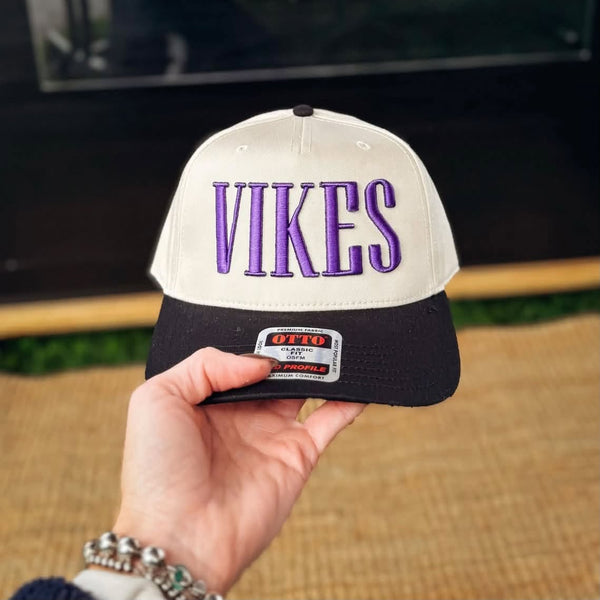 Vikes Puff Embroidered Trucker Hat