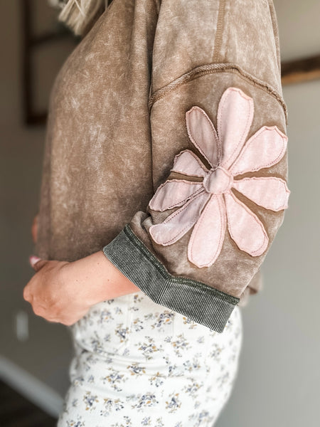 PREORDER Maple Oversized Patchwork Top