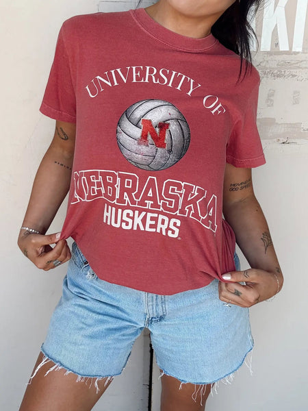 Nebraska Husker Volleyball Graphic