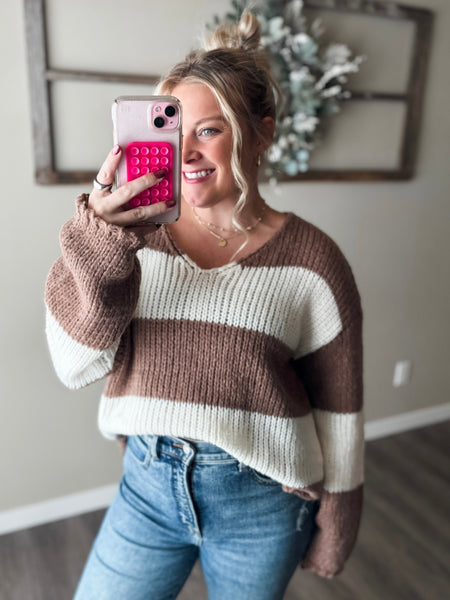 Harlo Two Tone Sweater