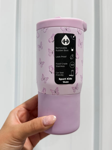 HydroJug 14 oz Sport Kids Water Bottle - Flutter