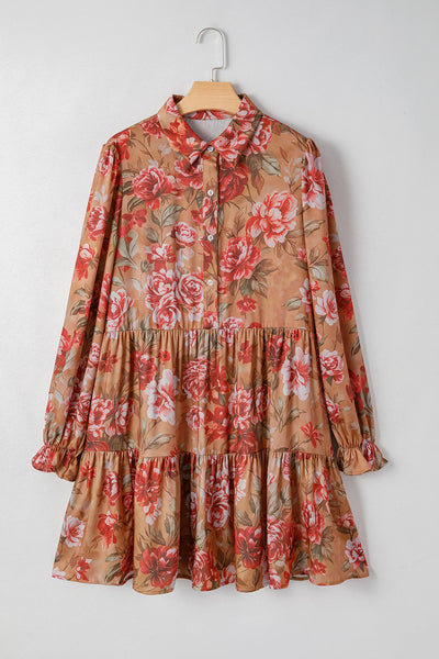 Vivya Floral Tiered Dress - SIZE MEDIUM