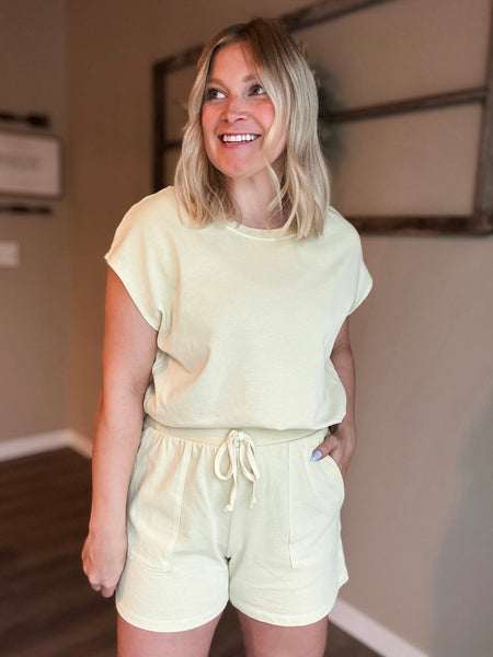 Jessla Two Piece Set - Banana Yellow