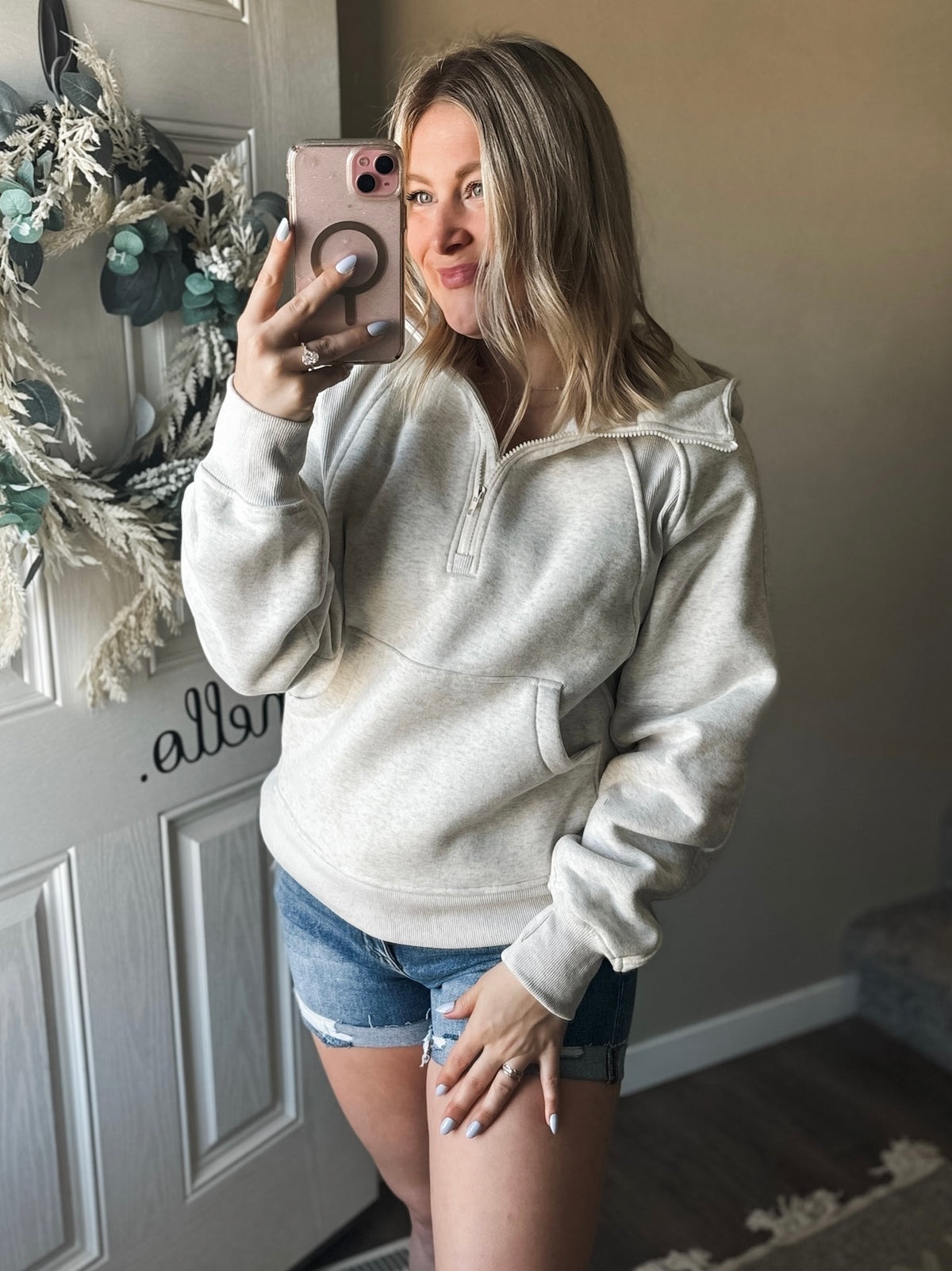 Drea Half Zip Hoodie