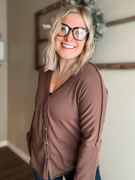 Brenna V Neck Cardigan