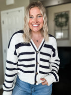 Bona Striped Cardigan