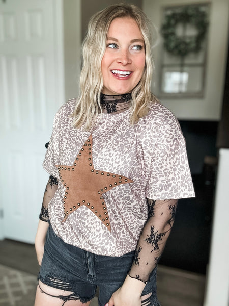 PREORDER Out West Studded Star Tee