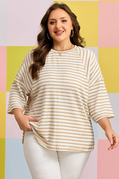 PREORDER Mabel Textured Stripe Tee