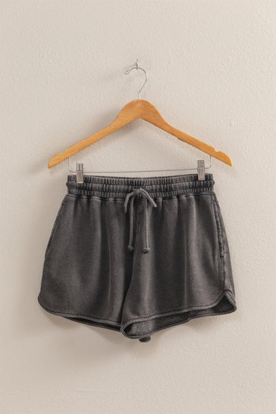 Laynee Drawstring Shorts - Black
