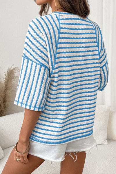 PREORDER Mabel Textured Stripe Tee