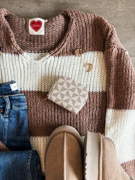 Harlo Two Tone Sweater