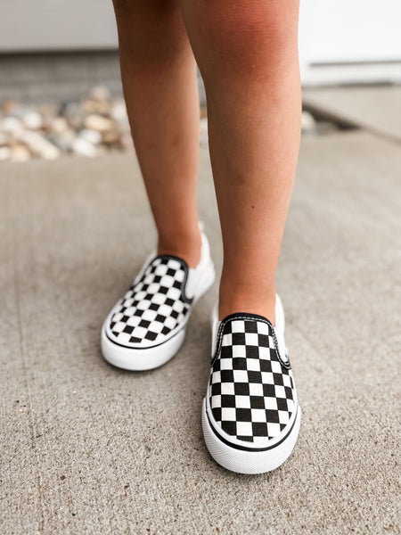 PREORDER Indy Checkered Slip On Sneaker - Kids