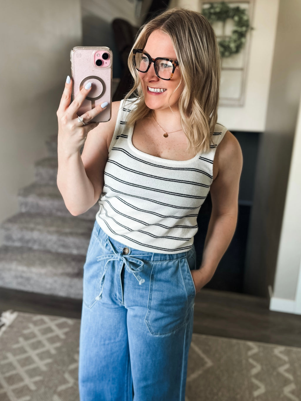 Scottie Stripe Tank Top