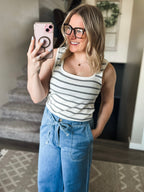 Scottie Stripe Tank Top
