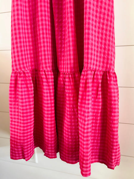PREORDER Zinnia Gingham Maxi Dress