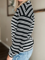 PREORDER Wynn Stripe Zip Pullover