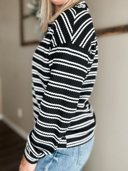 PREORDER Wynn Stripe Zip Pullover