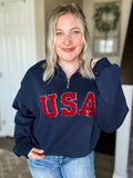 Varsity USA Quarter Zip Sweatshirt