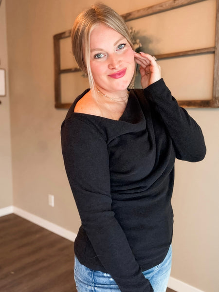 Zosia One Shoulder Knit Top