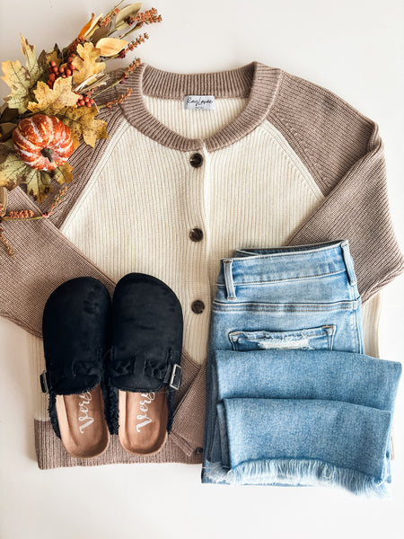 PREORDER Weston Varsity Knit Cardigan