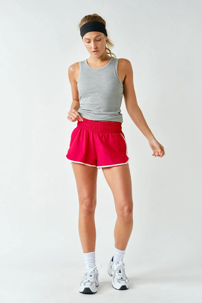 Kiri Micro-Ribbed Tank Top - Grey