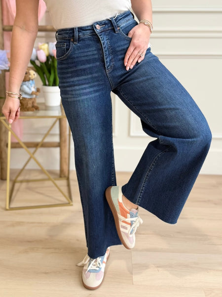 PREORDER Harlow Wide Leg Crop Jeans