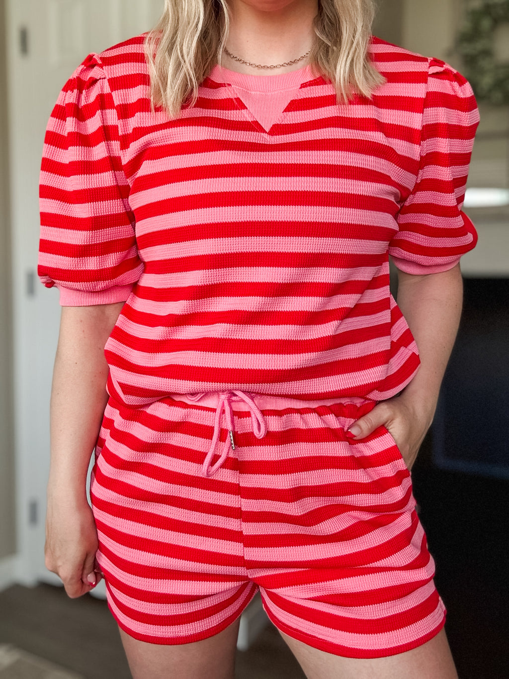 Palm Springs Stripe Lounge Set - SIZE MEDIUM