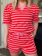 Palm Springs Stripe Lounge Set - SIZE MEDIUM