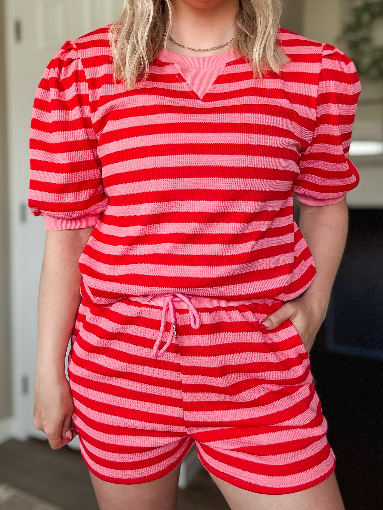 Palm Springs Stripe Lounge Set - SIZE MEDIUM