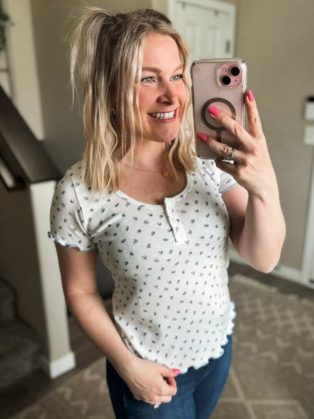 Deliah Ditsy Floral Top