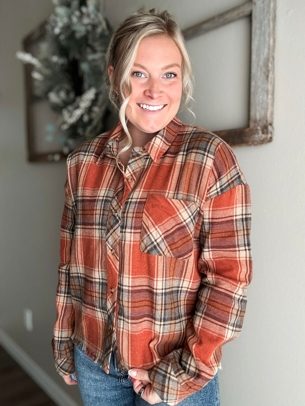 Rilynn Plaid Button Up