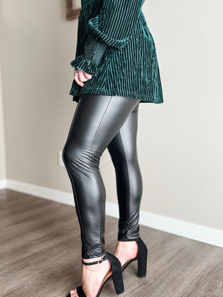 Xeni Faux Leather Leggings