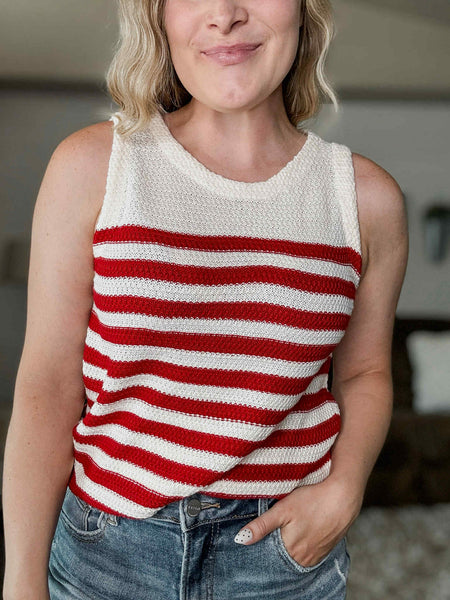 Marina Knit Tank - SIZE MEDIUM