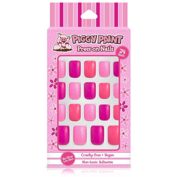 Piggy Paint Press-On Nails - Pretty In Pink