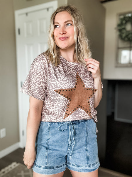 PREORDER Out West Studded Star Tee