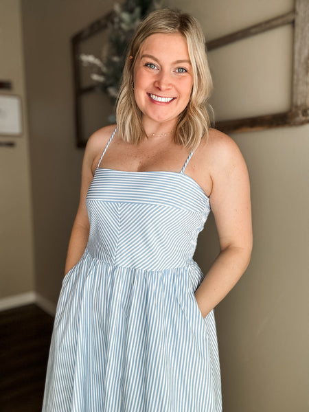Bayside Brunch Midi Dress - SIZE MEDIUM